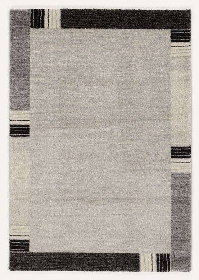 Teppich Castle Flora Teppich Modern mit Bordüre Hochflor Teppich – Bild 1
