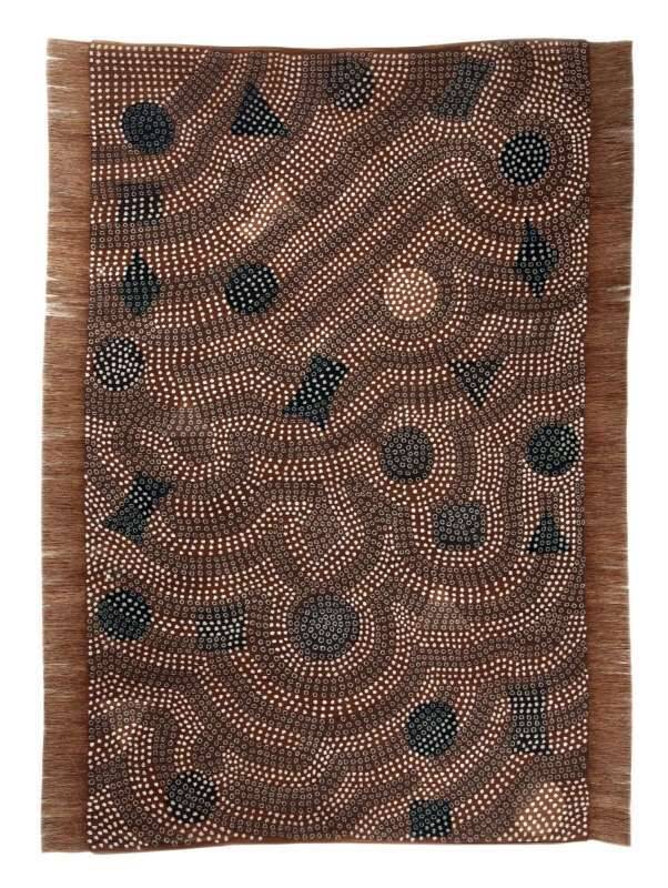 Teppich Bogolan Dakan In und Outdoor Teppich Boho