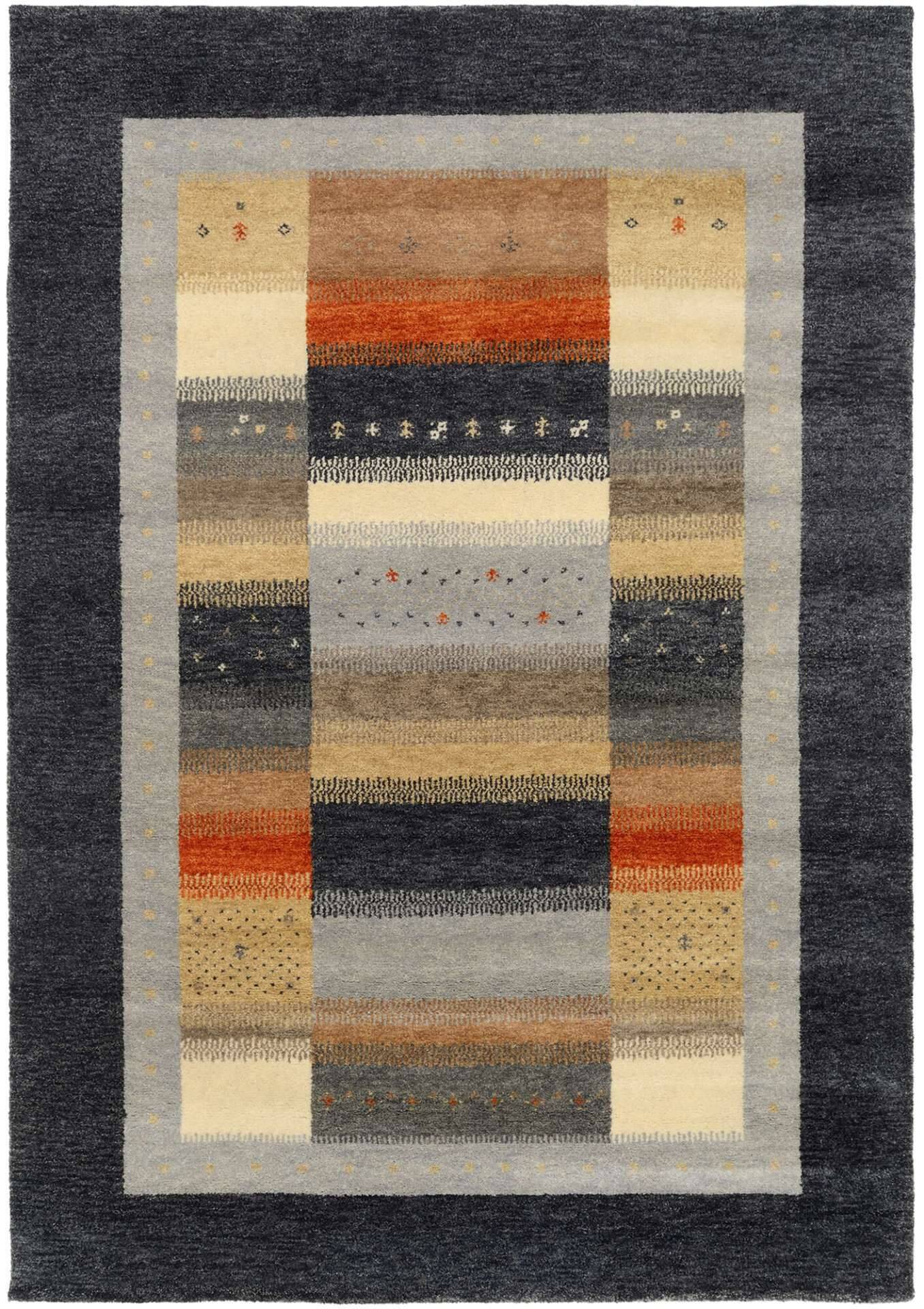 Teppich Intense Sona Gabbeh Design Handgeknüpft Schurwolle – Bild 1