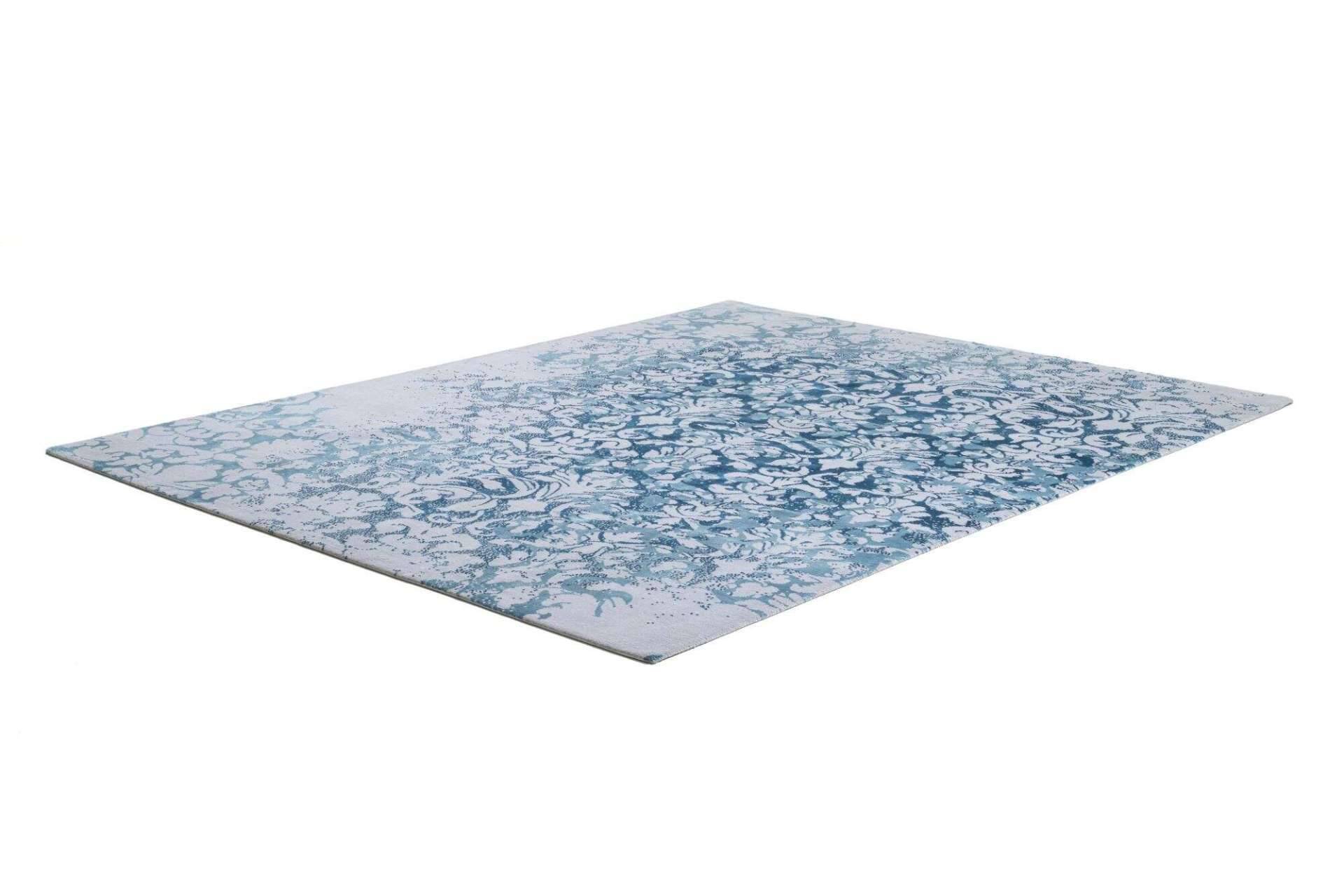 Nepal Teppich Jabu Silk 60 Wolle Seide Design Teppich 246x310cm – Bild 4