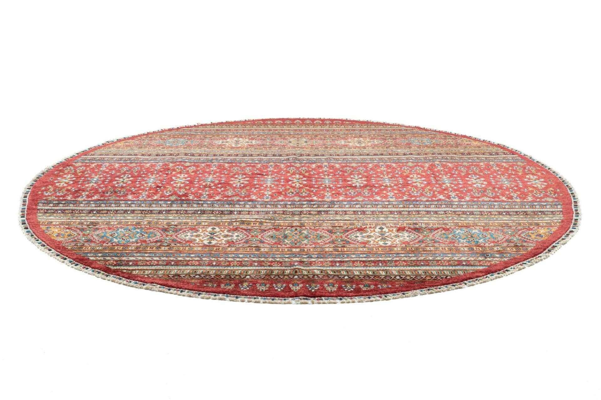 Handgeknüpfter Orientteppich Kandashah 298x298cm rund – Bild 3