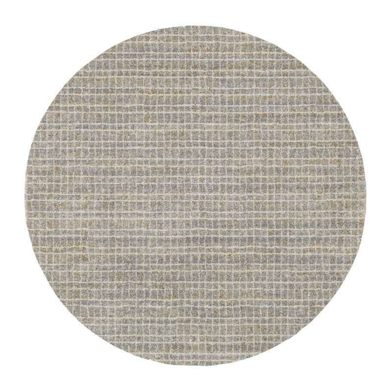 New Villa Geo Teppich Modern Hochflor Rund