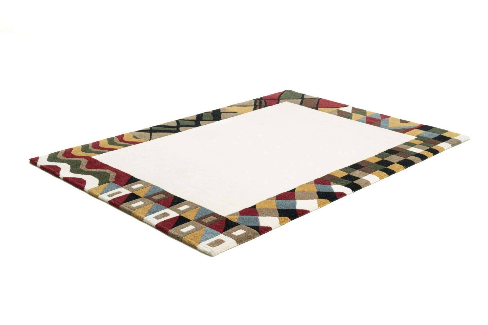 Nepal Teppich Baktapur Elegance Design Handgeknüpft 160x230 cm beige – Bild 5