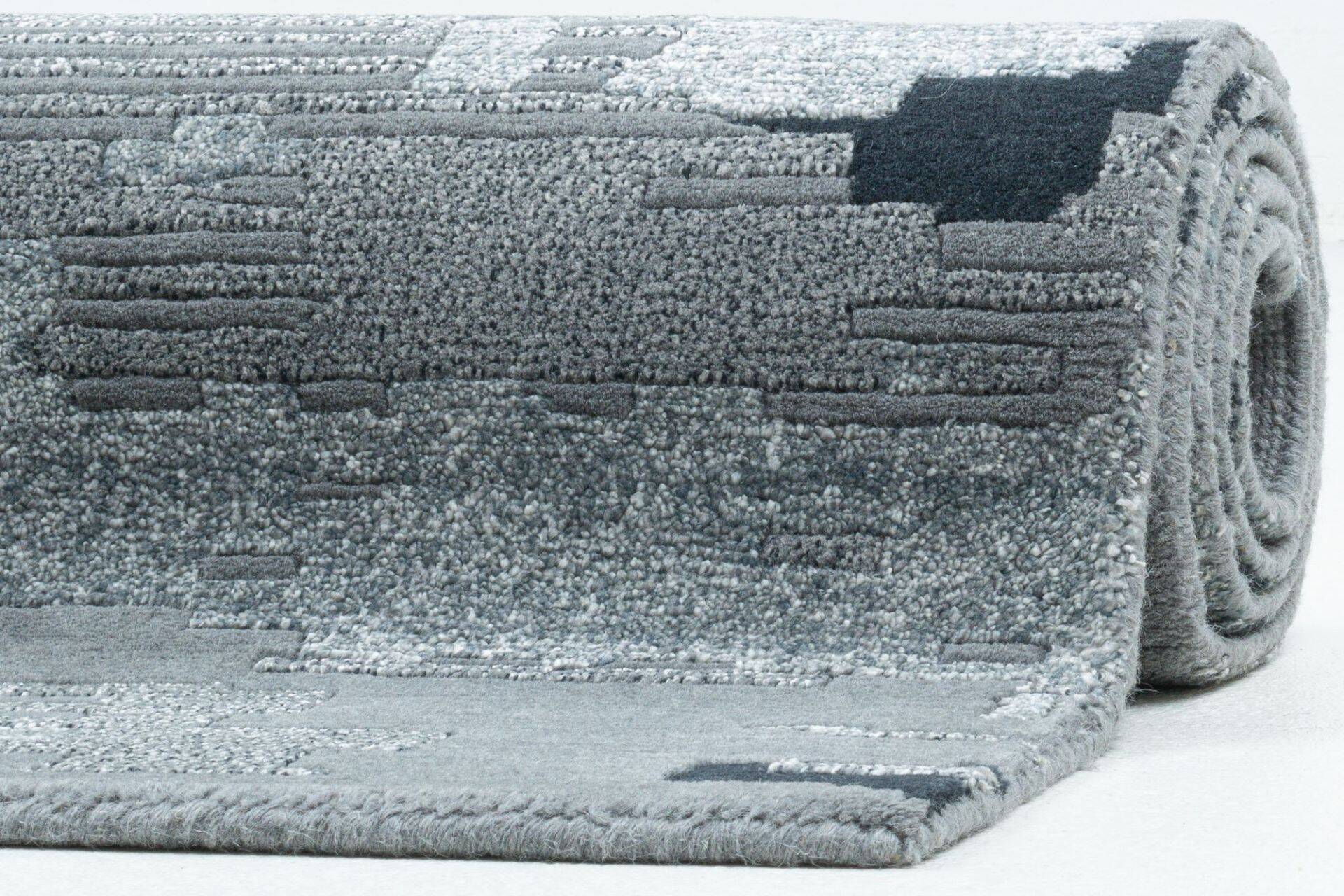 Moderner Designteppich Maringa Handgeknüpft Wunschmaß – Bild 6